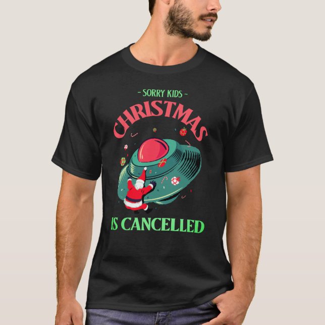Camiseta Navidades cancelados: Alien Santa Mishap (Anverso)
