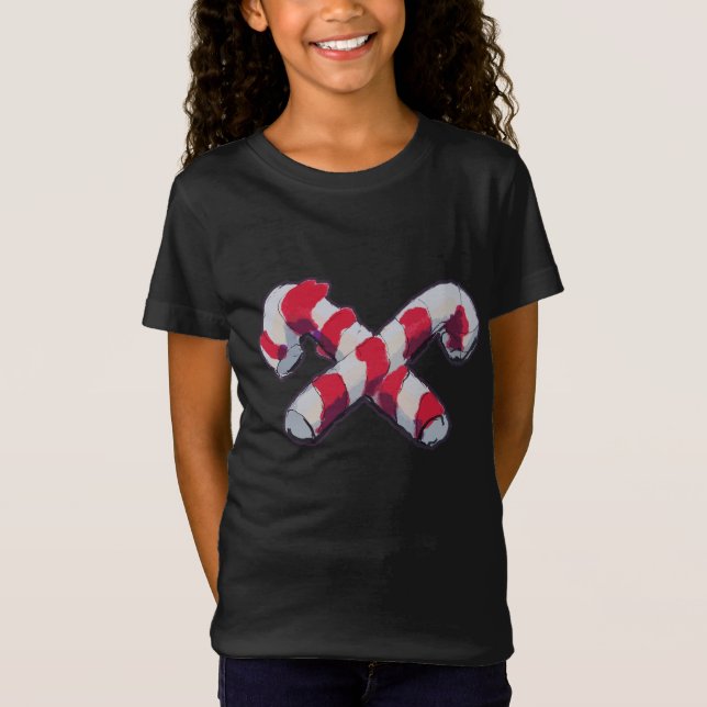 Camiseta Navidades Candy Cane (Anverso)