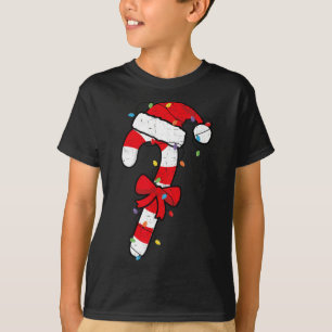 Camiseta Navidades Candy Cane Santa Xmas Niños Pequeños Jóv
