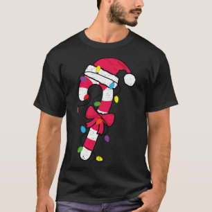 Camiseta Navidades Candy Cane Santa Xmas Niños Pequeños Jóv