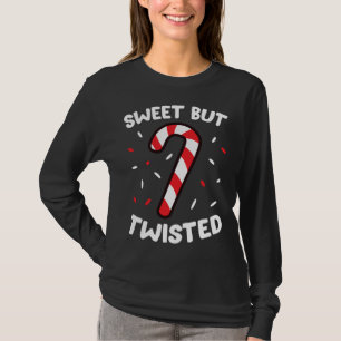 Camiseta Navidades Candy Cane Sweet Pero Divertido Chris