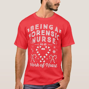 Camiseta Navidades Candy Cane Trabajan en la Policía Nacion