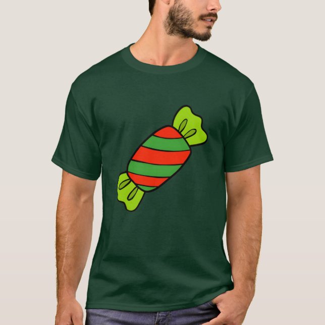 Camiseta Navidades Candy graciosos (Anverso)