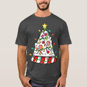 Camiseta Navidades Candy Pizza Hombres Mujeres Xmas Pizza N