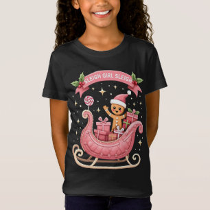 Camiseta Navidades Candy Sleigh Chica Gingerbread Holiday