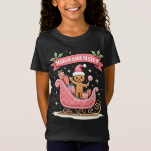 Camiseta Navidades Candy Sleigh Chica Gingerbread Holiday