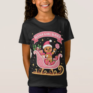 Camiseta Navidades Candy Sleigh Chica Gingerbread Holiday