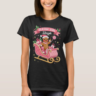 Camiseta Navidades Candy Sleigh Chica Gingerbread Holiday