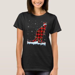 Camiseta Navidades canguros Santa Hat cute animales navidad