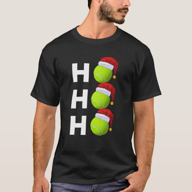 Camiseta Navidades Cañón de Tenis Santa Hat Divertidas Navi (Anverso)