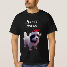 Camiseta Navidades caprichosos Santa Paws Dog