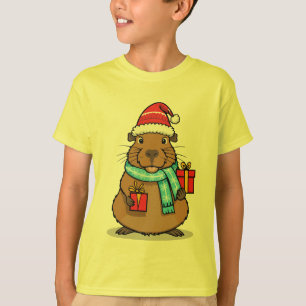 Camiseta Navidades Capybara