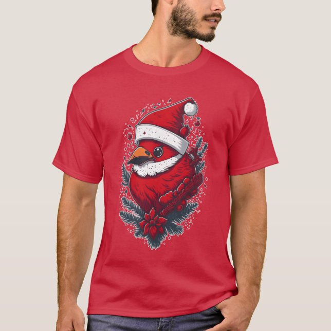 Camiseta Navidades Cardinal retro (Anverso)