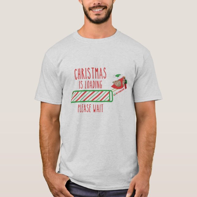 Camiseta Navidades cargados (Anverso)