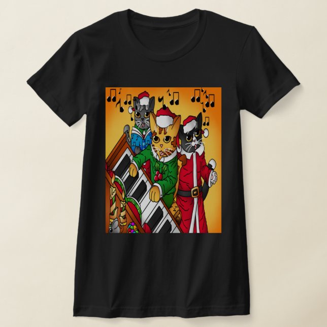 Camiseta Navidades Carol Cats (Distribución)
