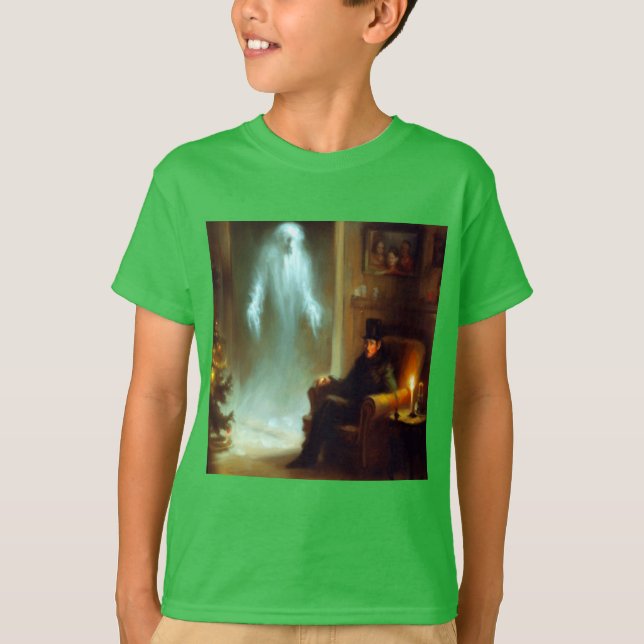 Camiseta Navidades Carol Fantasma de Navidades del pasado (Anverso)