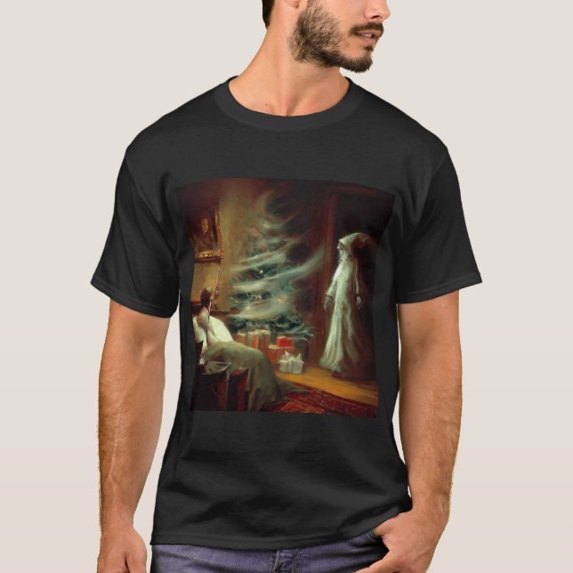Camiseta Navidades Carol Fantasma del presente navideño (Anverso)