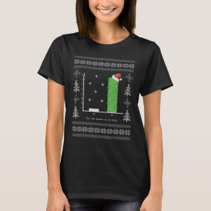 Camiseta Navidades Carol Math Bar Graph Navidades feos 1