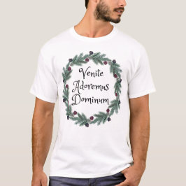 Camiseta Navidades Carol Venite Adoremus Dominum