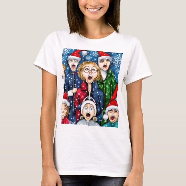 Camiseta Navidades Caroling (Anverso)