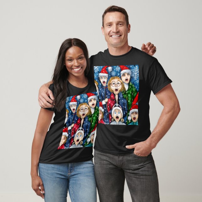 Camiseta Navidades Caroling (Unisexo)
