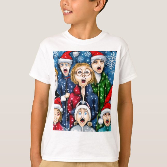 Camiseta Navidades Caroling (Anverso)