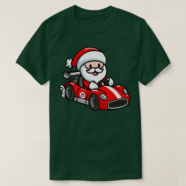 Camiseta Navidades Carreras Santa Claus (Diseño del anverso)