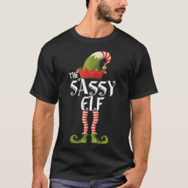 Camiseta navidades casados de la familia elf