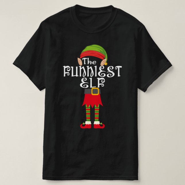 Camiseta navidades casados de la familia elfos más gracioso (Diseño del anverso)