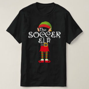 Camiseta navidades caseros de fútbol de elfo