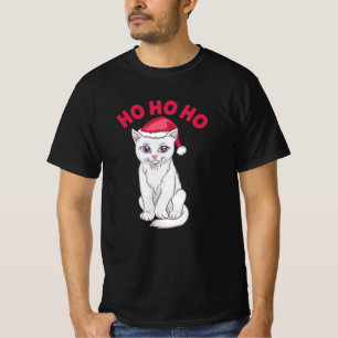 Camiseta Navidades Cat Ho Ho Ho Ho