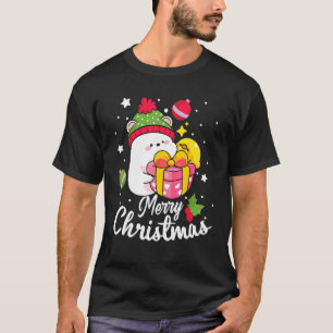 Camiseta Navidades Cat Merry Fiesta navideño Santa Christma