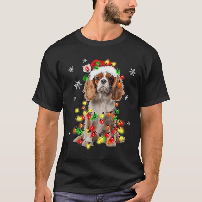 Camiseta Navidades Cavalier King Charles Spaniel (Anverso)