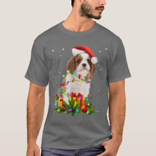 Camiseta Navidades Cavalier King Charles Spaniel Encenden X