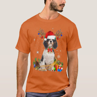 Camiseta Navidades Cavalier King Charles Spaniel iluminan S