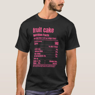 Camiseta Navidades Cena Pastel de Fruta postre Nutricional