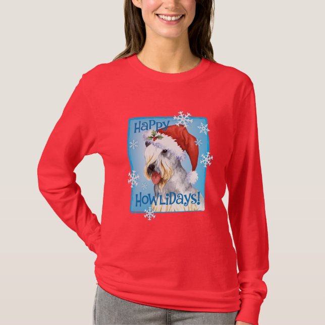 Camiseta Navidades Cesky Terrier (Anverso)