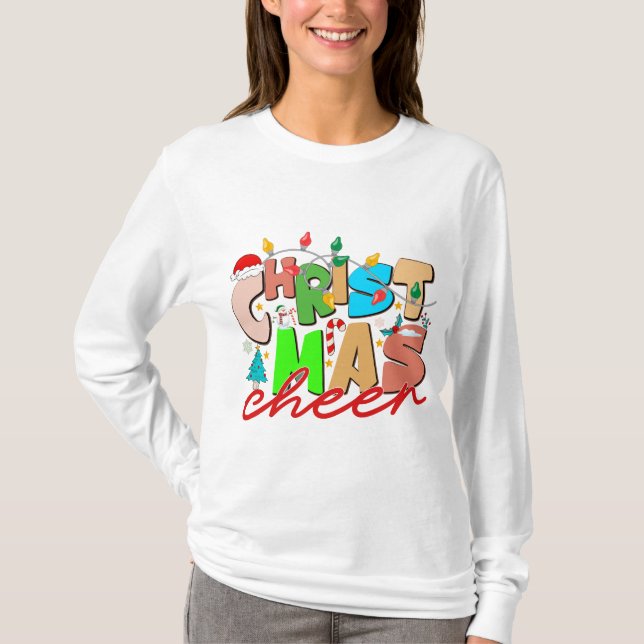 Camiseta Navidades Cheer (Anverso)