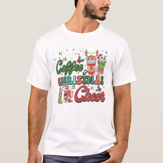 Camiseta Navidades Cheer Retro Groovy (Anverso)