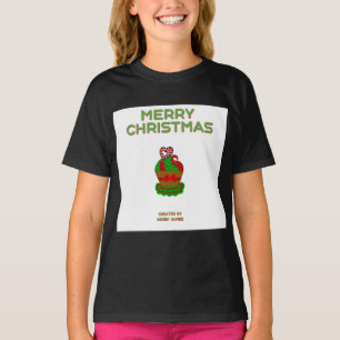 Camiseta Navidades Chica de pastelitos Black Basic T Shirt