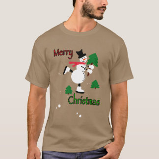 Camiseta Navidades chica de snowman