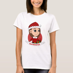 Camiseta Navidades chica personalizado T-Shirt