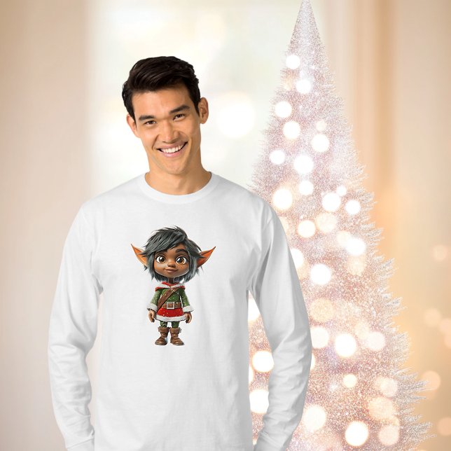 Camiseta Navidades Chicas callados Elf Men's Tee (Subido por el creador)