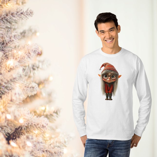 Camiseta Navidades Chicas tímidos Elf Men's Tee (Subido por el creador)