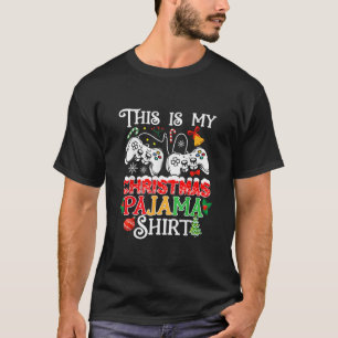 Camiseta Navidades Chicos Video Gamer Esto Es Mi Christma