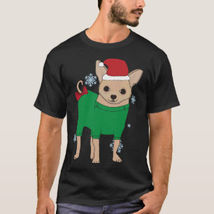 Camiseta Navidades Chihuahua Chiwawa Perro festivo
