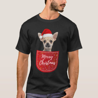 Camiseta Navidades Chihuahua Perro En Tu Bolsillo