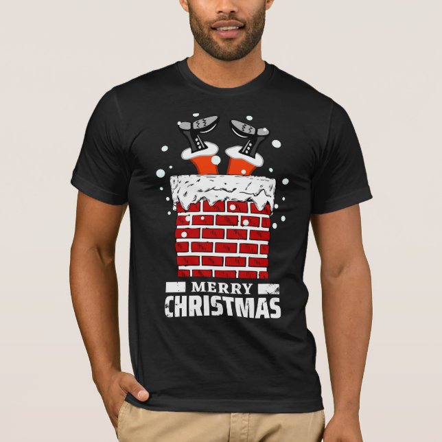 Camiseta Navidades Chimney Funny (Anverso)