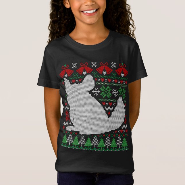 Camiseta Navidades Chinchilla Gift (Anverso)