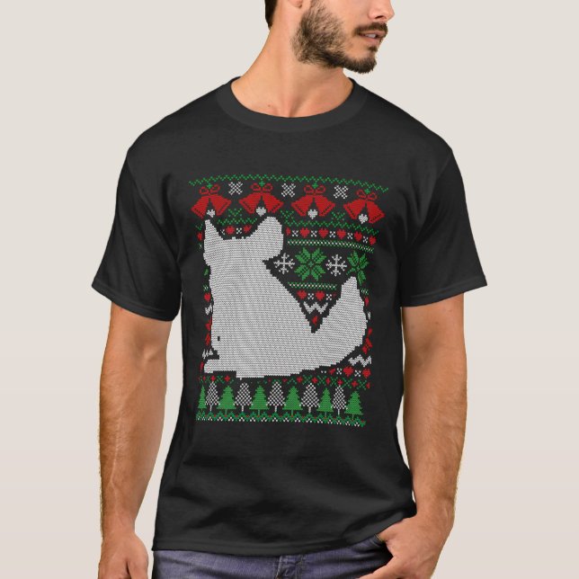 Camiseta Navidades Chinchilla Gift (Anverso)
